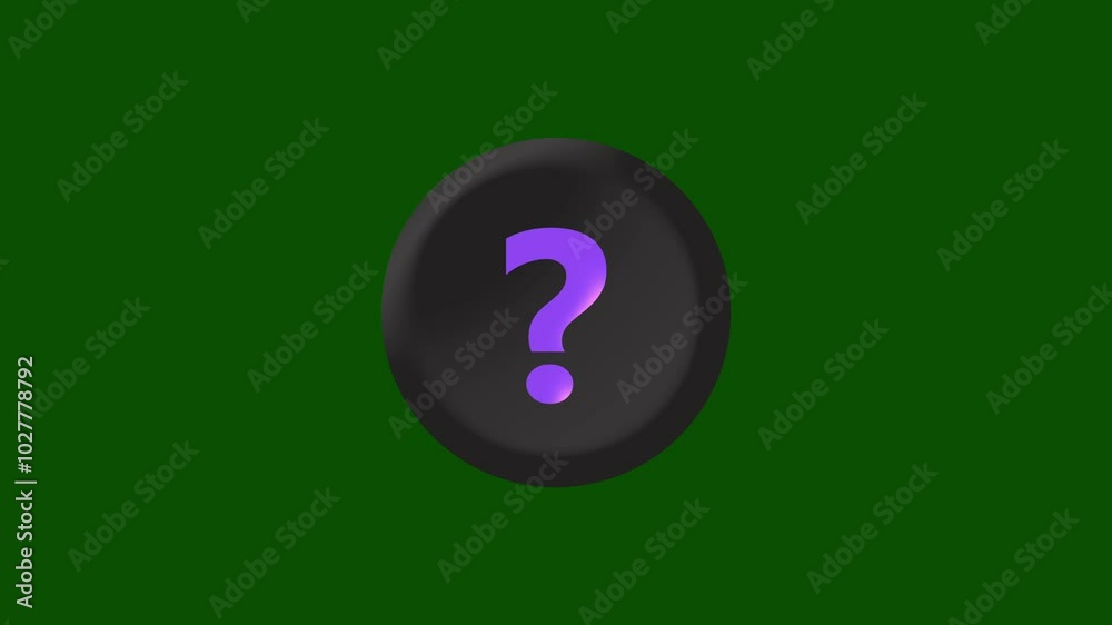 question mark logo icon loopout animation, glow coloring funny moving question mark animation. question mark logo icon loopout animation, glow coloring funny moving question mark animation.