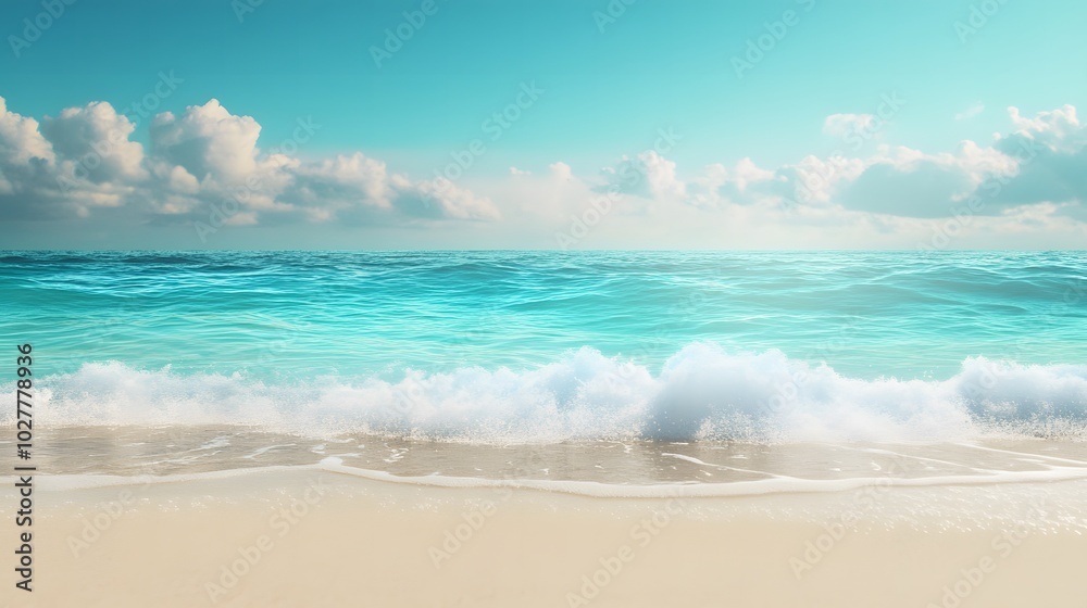 Fototapeta premium Peaceful Ocean Shoreline