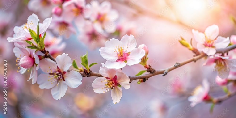 beauty, macro, branch, almond flower, flower on tree, fragility, tree, blooming, growth, Blossoming almond flower on a tree branch during springtime with delicate petals and a soft pink hue beauty, macro, branch, almond flower, flower on tree, fragility, tree, blooming, growth, Blossoming almond flower on a tree branch during springtime with delicate petals and a soft pink hue