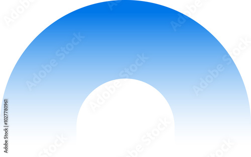 Gradient Blue Arch