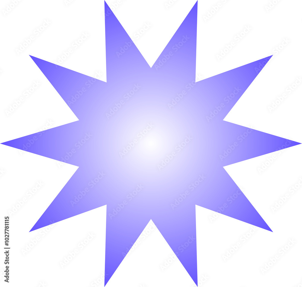 Gradient Purple Star Gradient Purple Star