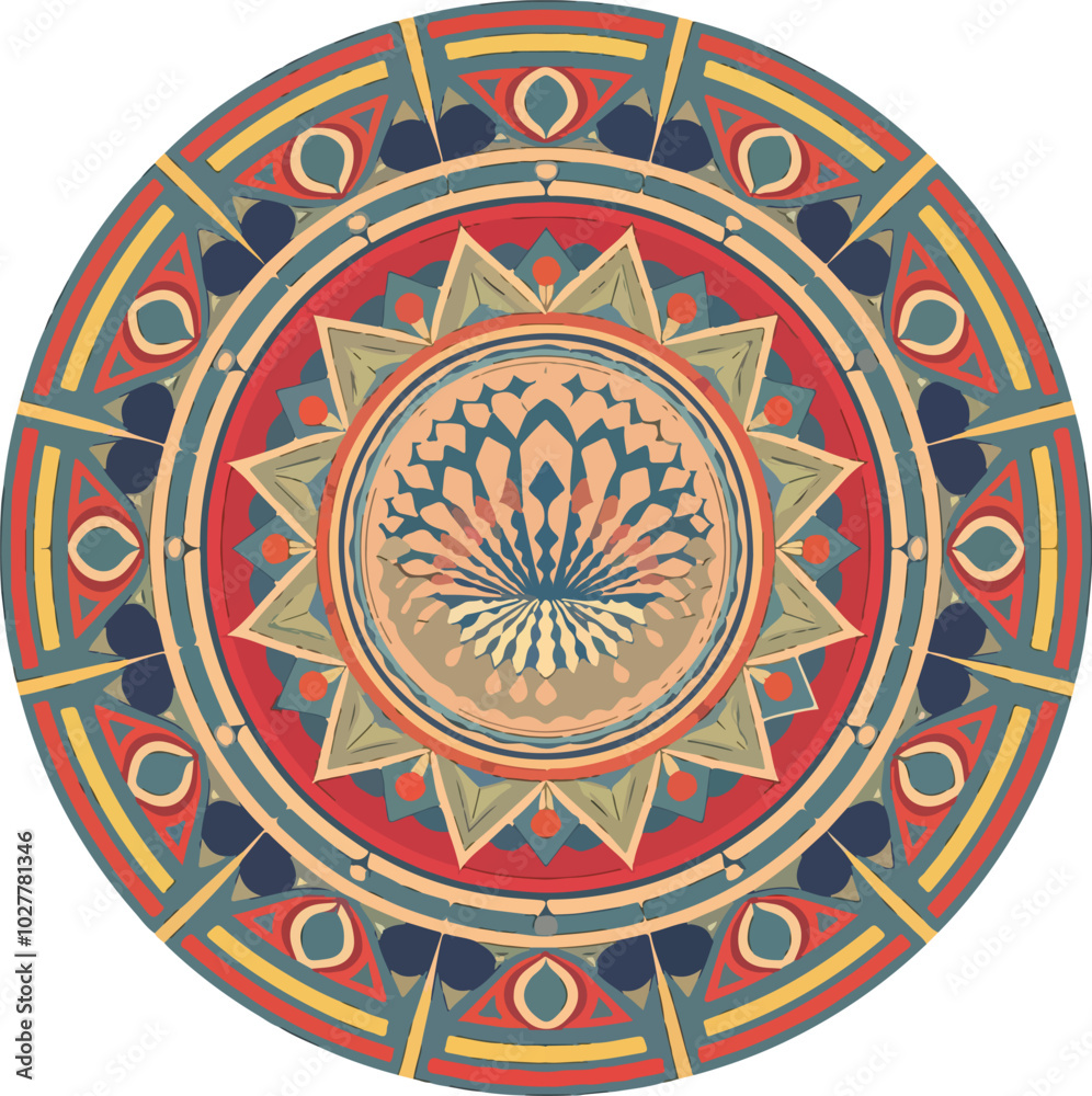 Naklejka premium Mandala design
