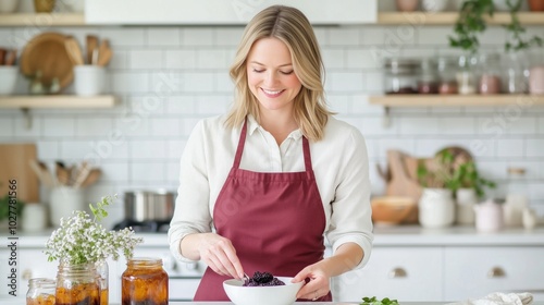 Joyful Cooking in Modern Kitchen