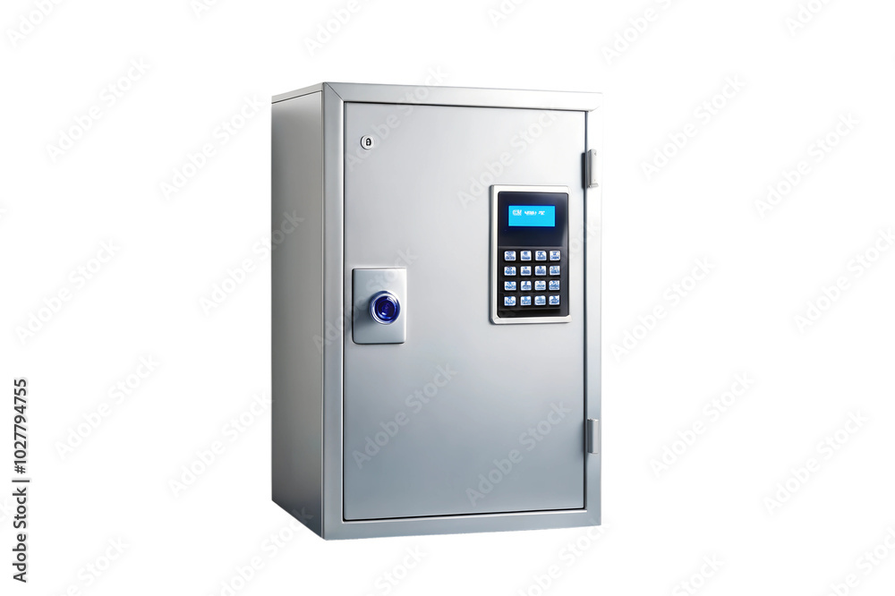 Modern Travel Locker. A Metallic Body and Glass Door futuristic Travel locker with digital lock and touch screen interface, Placed in an Airport Setting. Modern Travel Locker. A Metallic Body and Glass Door futuristic Travel locker with digital lock and touch screen interface, Placed in an Airport Setting.