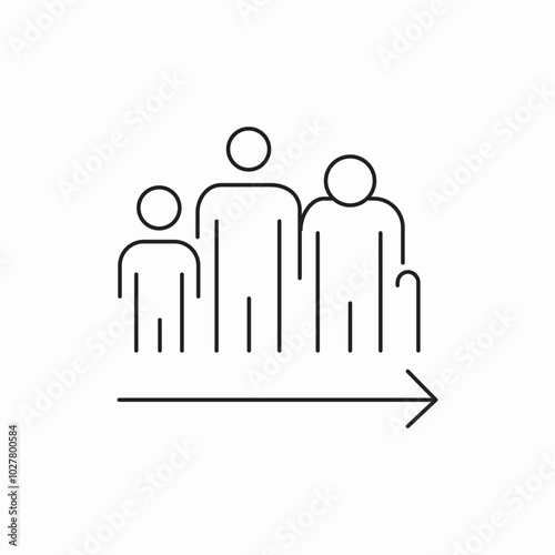 business people icon sign vector