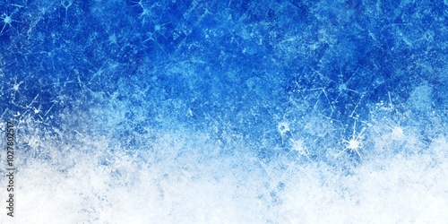 Abstract blue and white ice texture