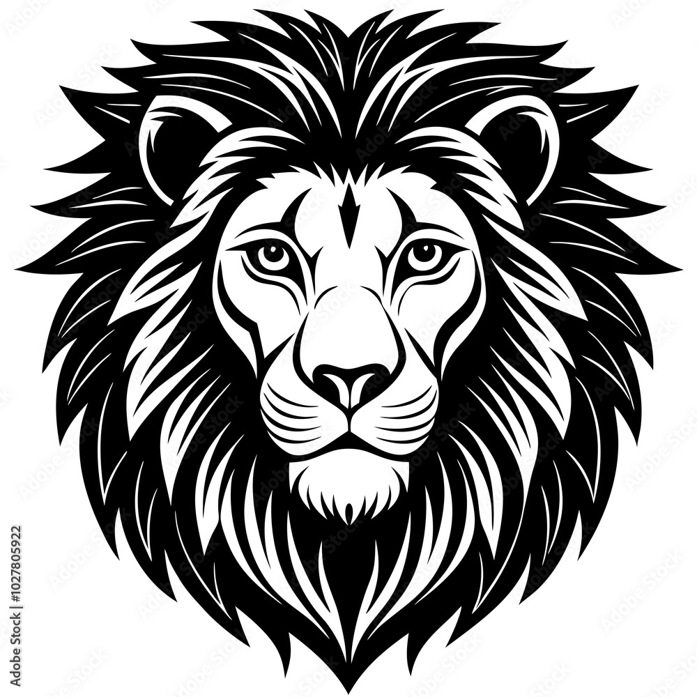 Fototapeta premium head of lion