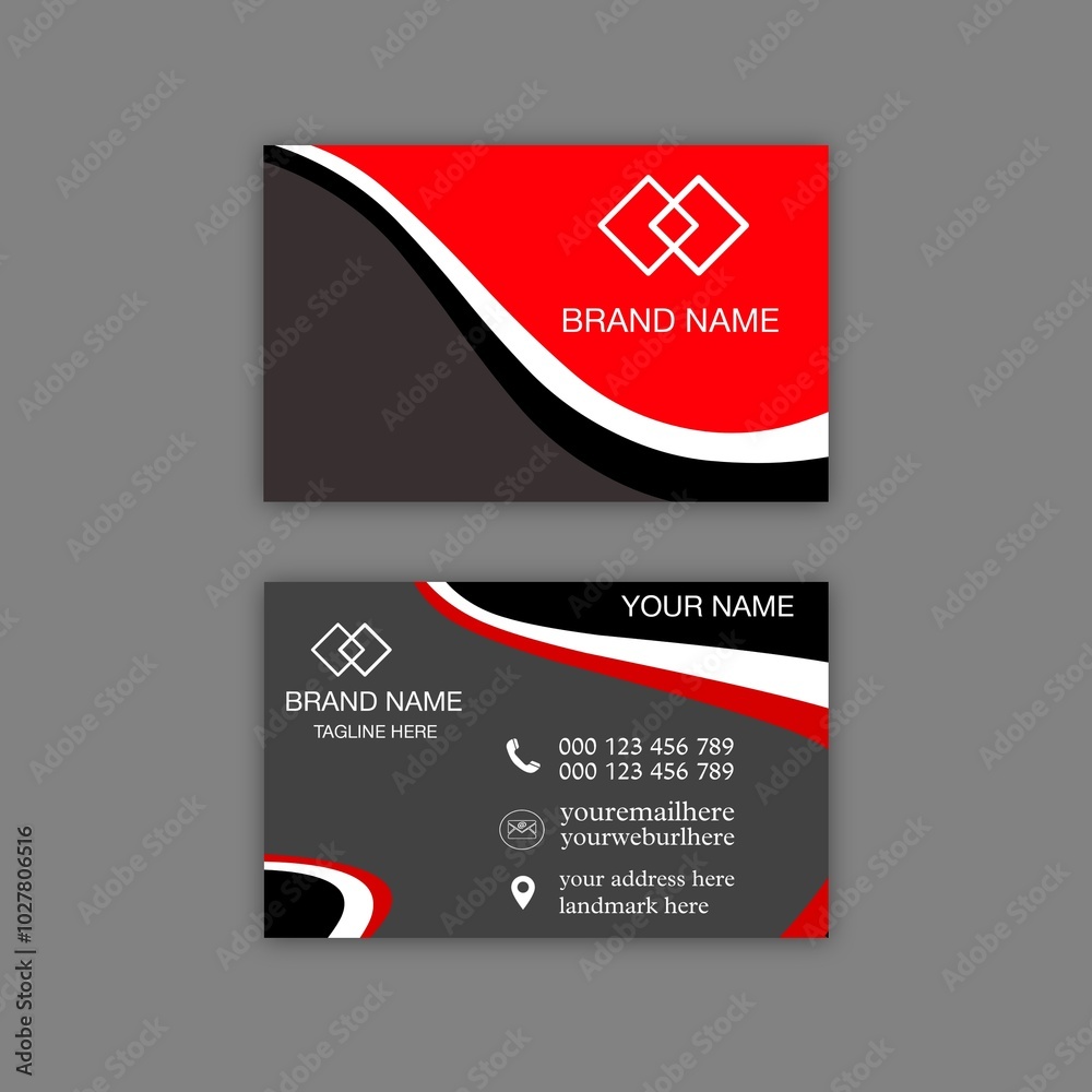 business card template, design for corporate business. business card template, design for corporate business.
