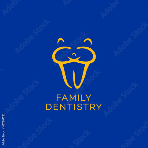 Foamily dental logo design health and card and related company editable vector image