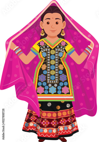 Rajasthani woman in traditional dress, indian woman in traditional dress,