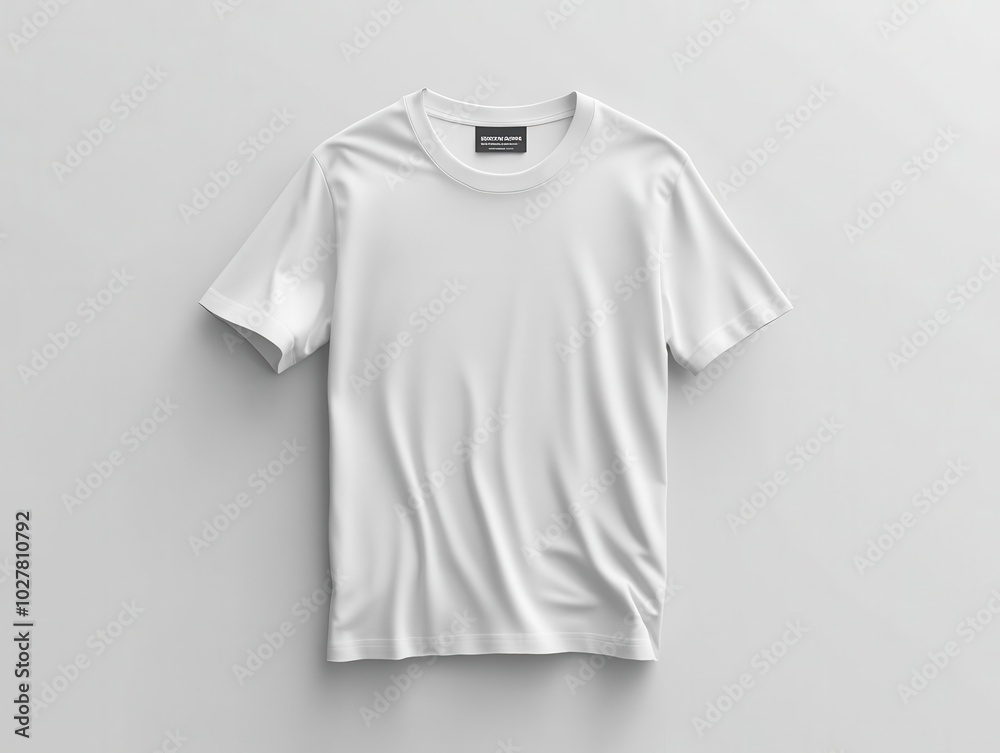 men's white t-shirt mockup displayed on a simple, clean background, suitable for branding or design showcasing, emphasizing minimalism and versatility men's white t-shirt mockup displayed on a simple, clean background, suitable for branding or design showcasing, emphasizing minimalism and versatility