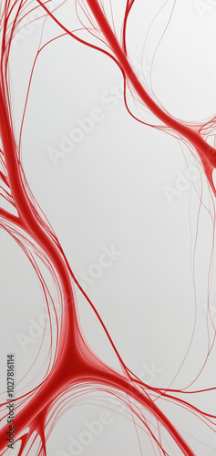 Wallpaper for phone | Red Connections | Good for representing art of blood canals and biology | Abstract art