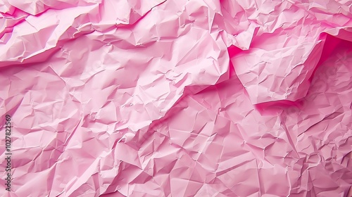 Wallpaper Mural a close up of a pink crumpled paper Torontodigital.ca