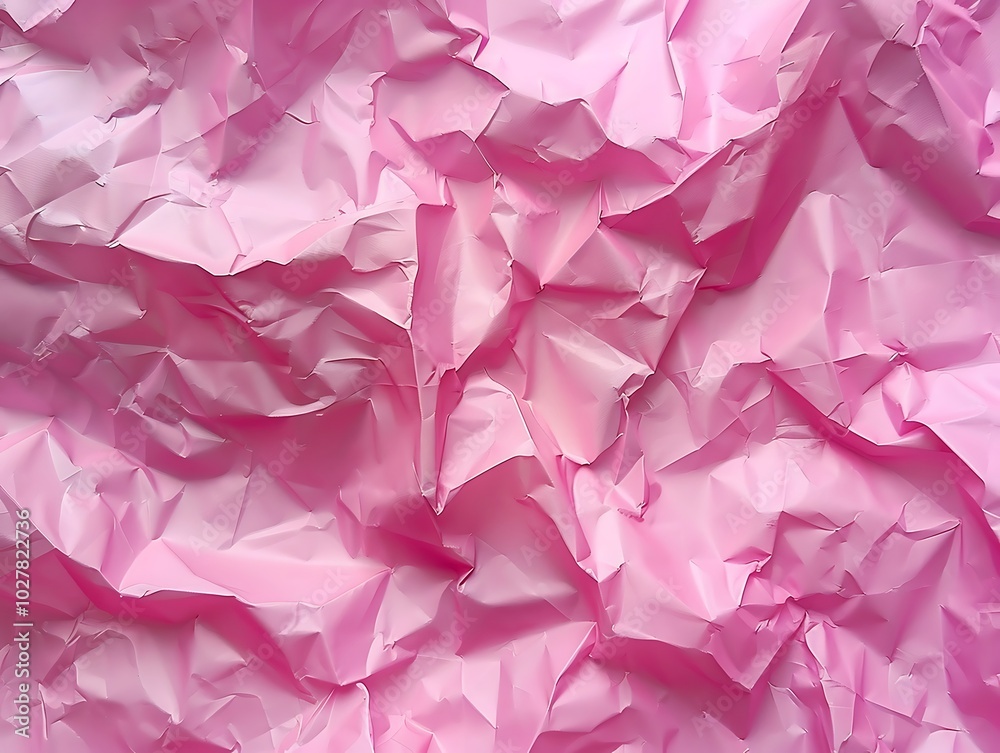 a close up of a pink crumpled paper a close up of a pink crumpled paper
