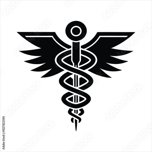 caduceus medical icon