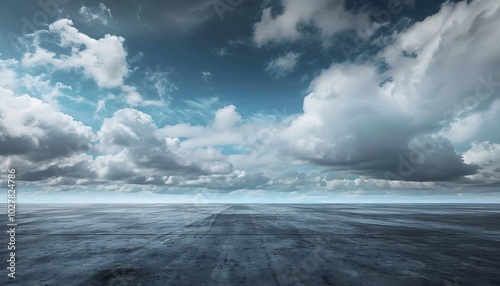 Fototapeta Naklejka Na Ścianę i Meble -  Dark stormy sky over the Baltic sea.