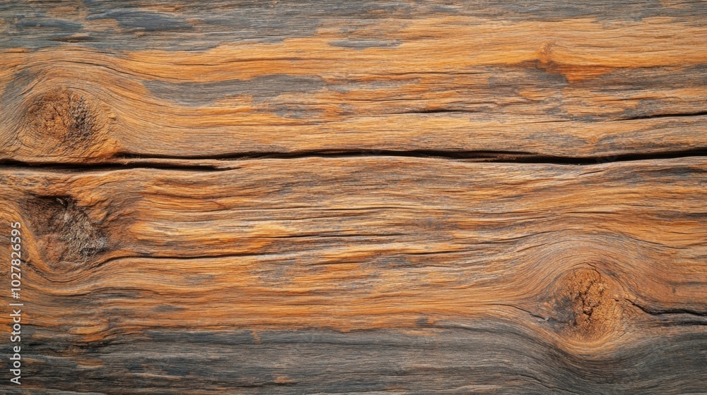 Close-up of Weathered Knotty Wood Grain Close-up of Weathered Knotty Wood Grain