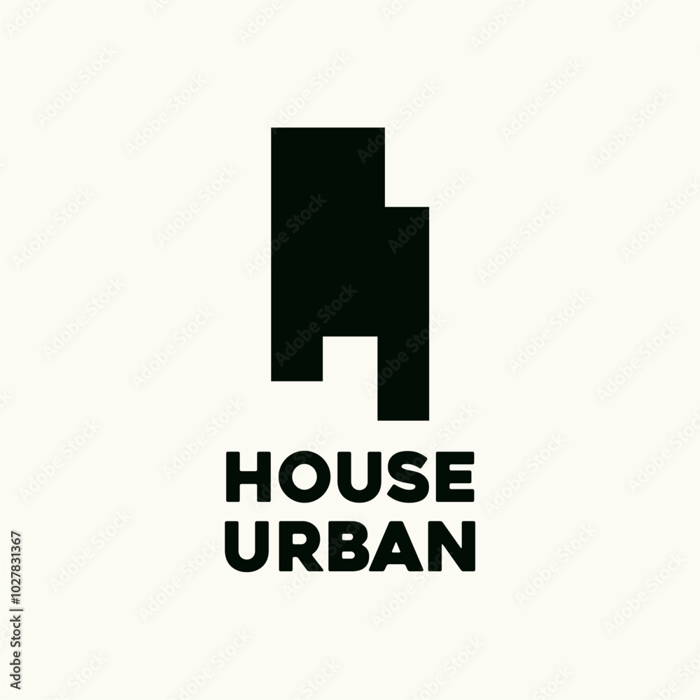 House urban letter h logo design building real estate and related House urban letter h logo design building real estate and related