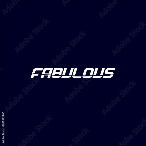 Fabulous typography logo design autistic speed innovative or related company  