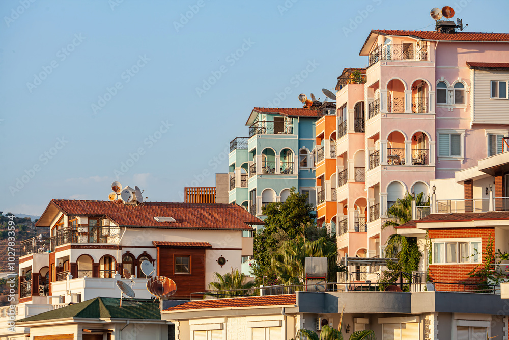 Obraz premium View of Positano. Positano is a small picturesque town on the famous Amalfi Coast in Campania, Italy.