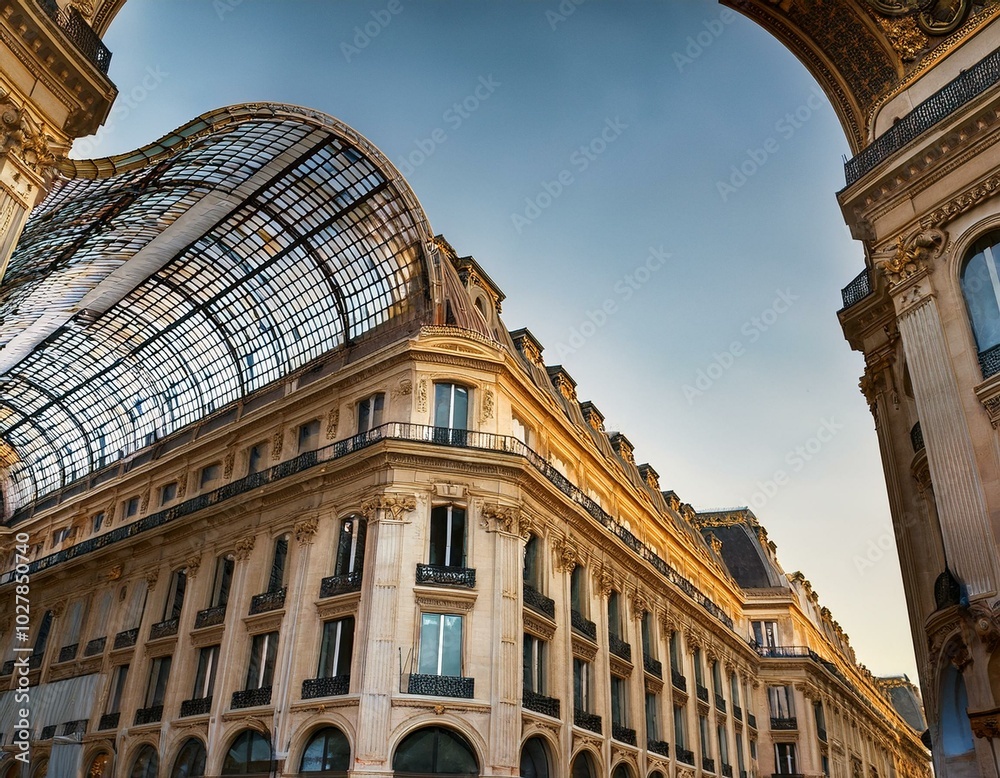 Fototapeta premium galeries lafayette interior in paris