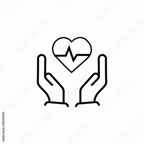 cardio clinic icon sign vector