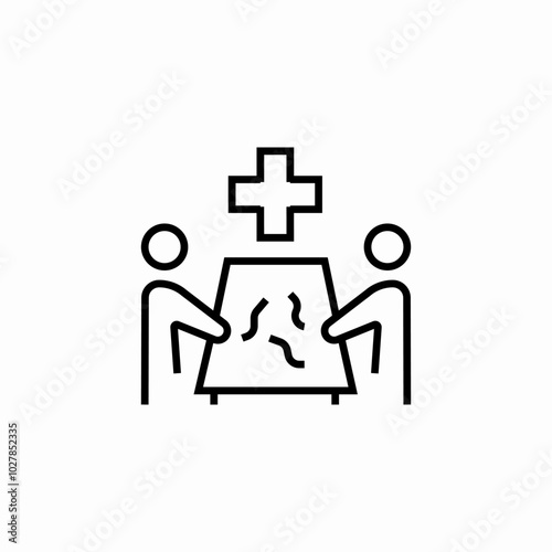 medical service support icon sign vector