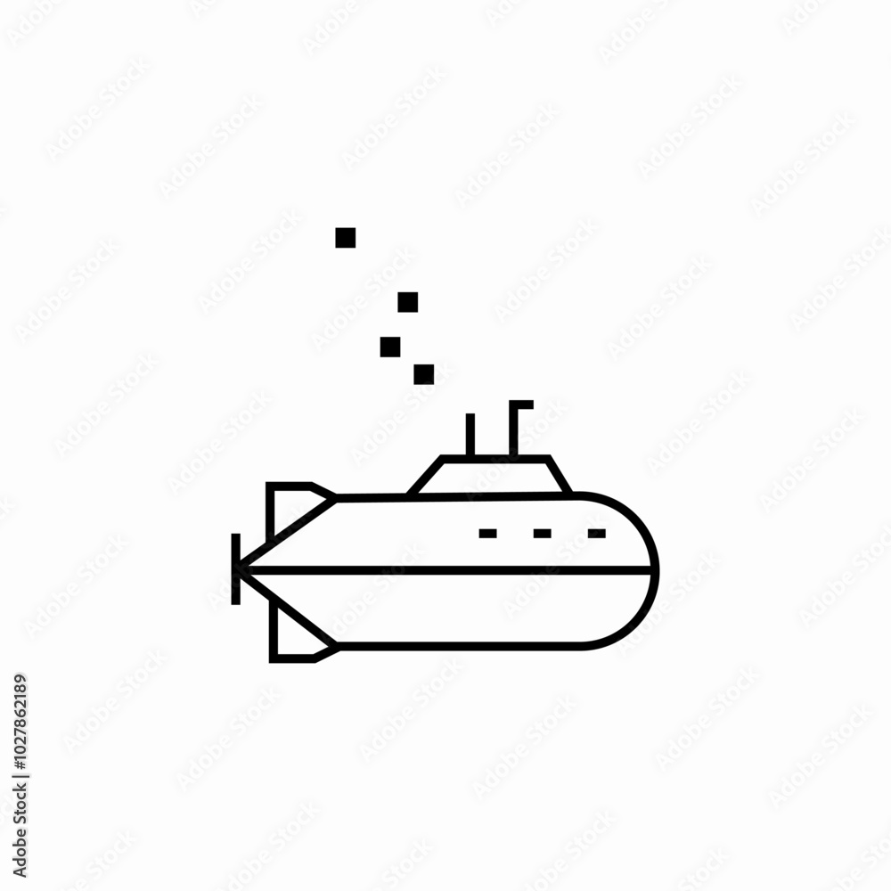 navy submarine icon sign vector navy submarine icon sign vector