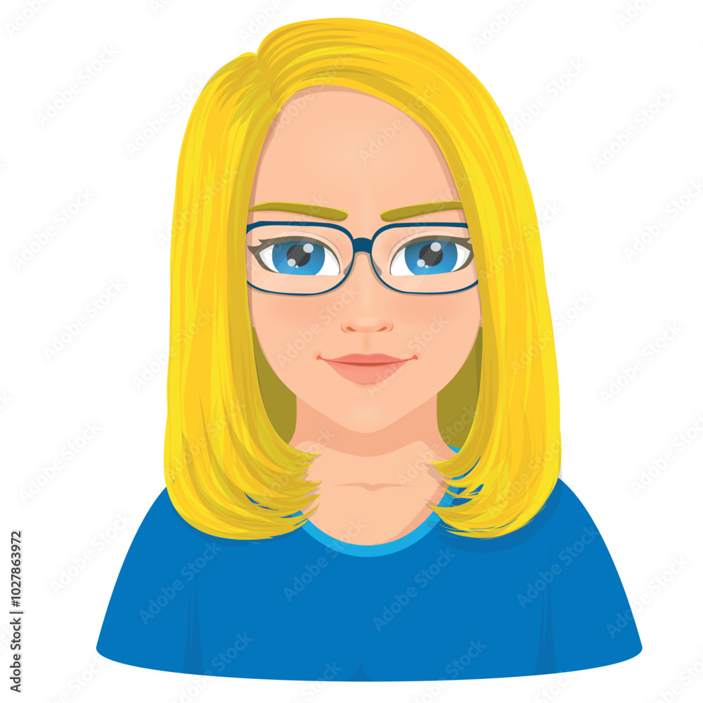 Portrait of beautiful girl with short and blonde hair Portrait of beautiful girl with short and blonde hair