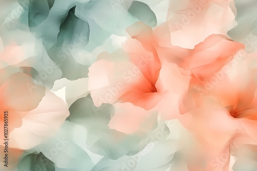 Soft floral abstract background