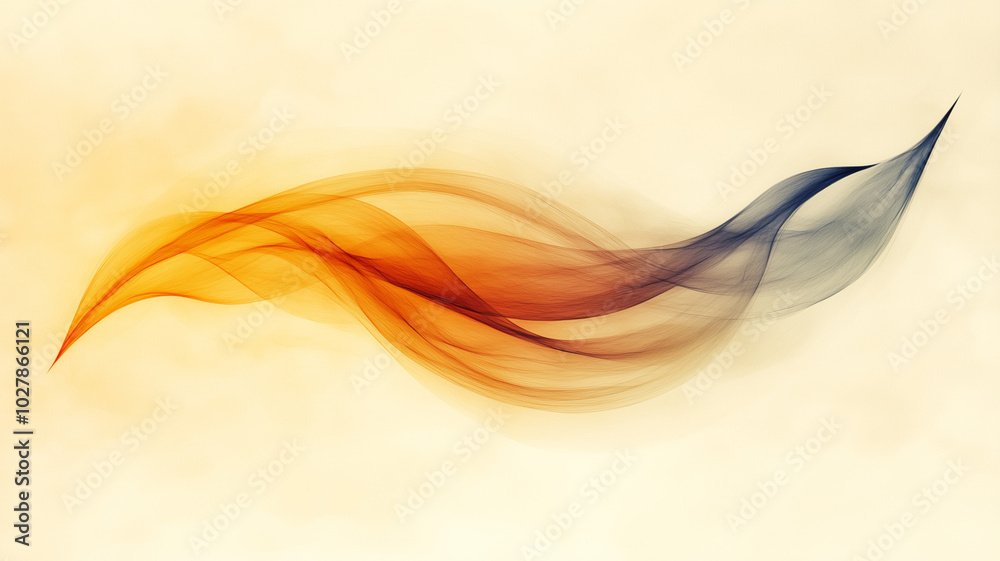 abstract bird in motion, background