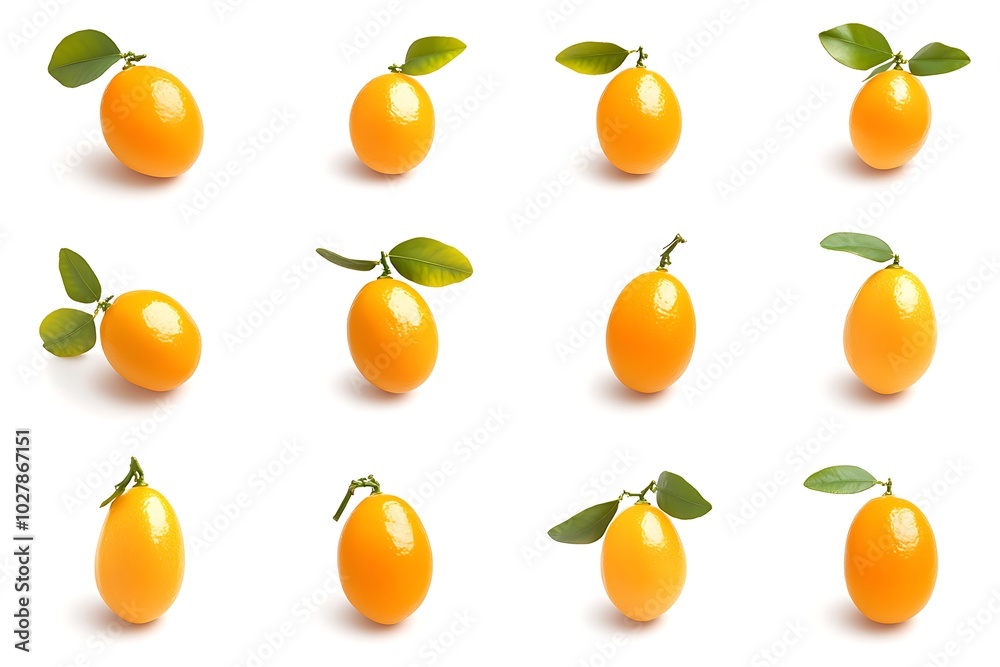 Citrus fruits on white background Citrus fruits on white background