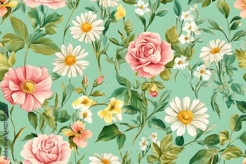 Floral pattern design