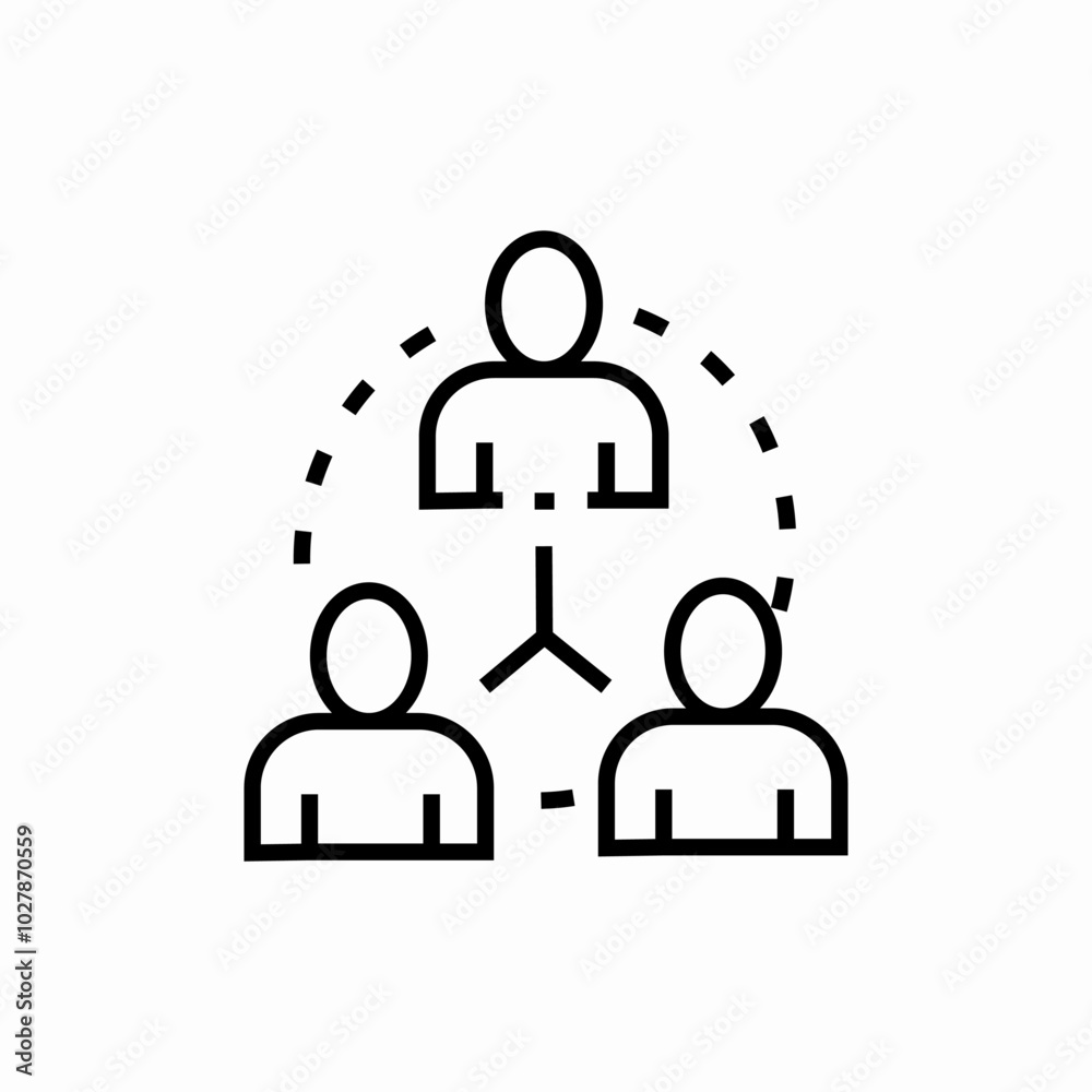 networking people icon sign vector networking people icon sign vector