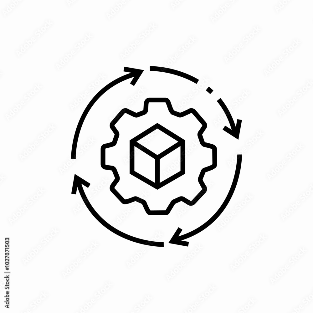 supply chain analytics icon sign vector supply chain analytics icon sign vector