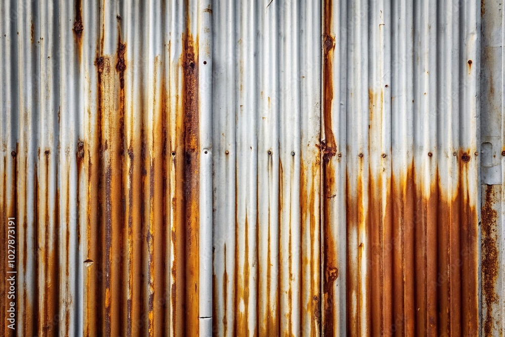 White corrugated metal wall with a rusty and grungy texture captured from a tilted angle, white, dirty, angle, rust, tilted, scratched, pattern, backdrop, surface, corrugated, industrial White corrugated metal wall with a rusty and grungy texture captured from a tilted angle, white, dirty, angle, rust, tilted, scratched, pattern, backdrop, surface, corrugated, industrial