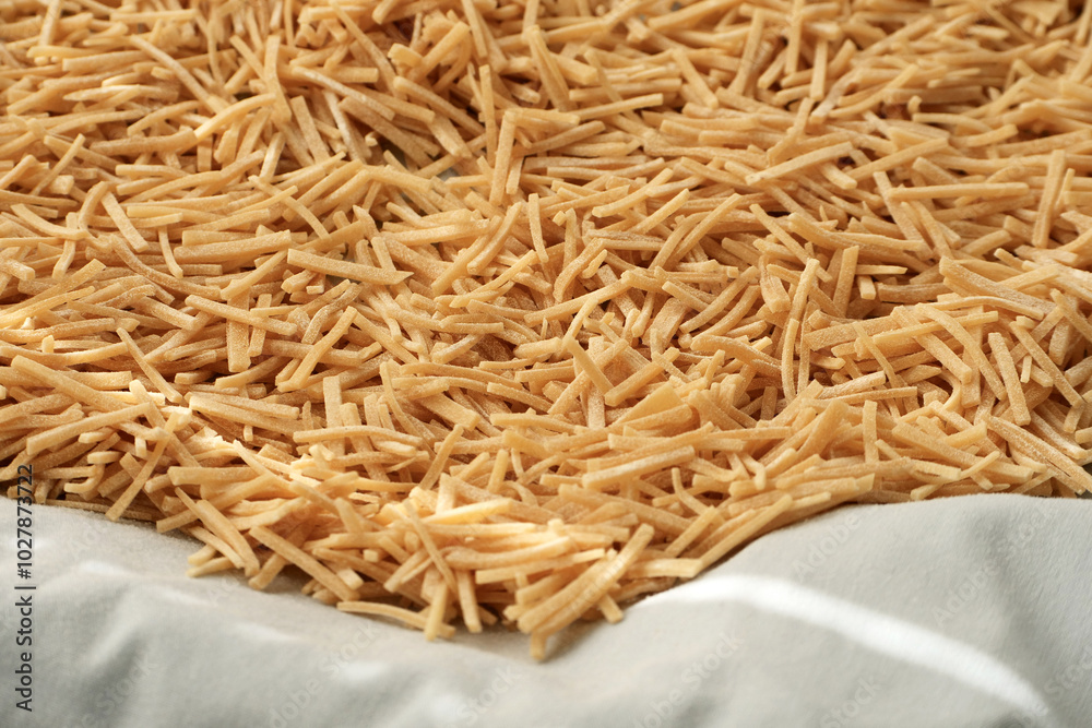 natural noodle cutting for winter food in Turkey, natural noodle cutting for winter food in Turkey,