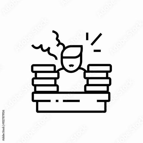 burden load icon sign vector