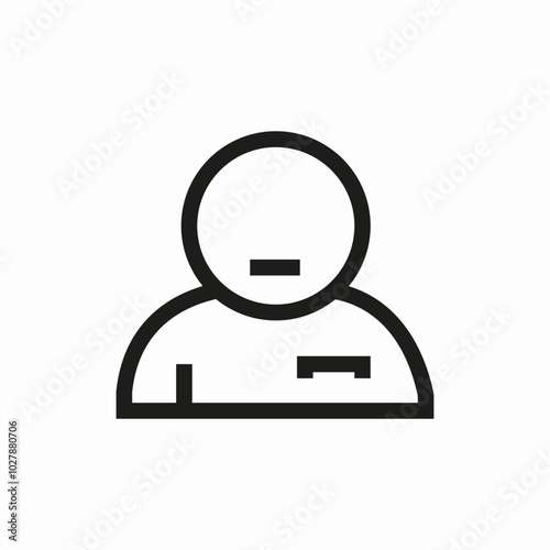 user sign icon sign vector