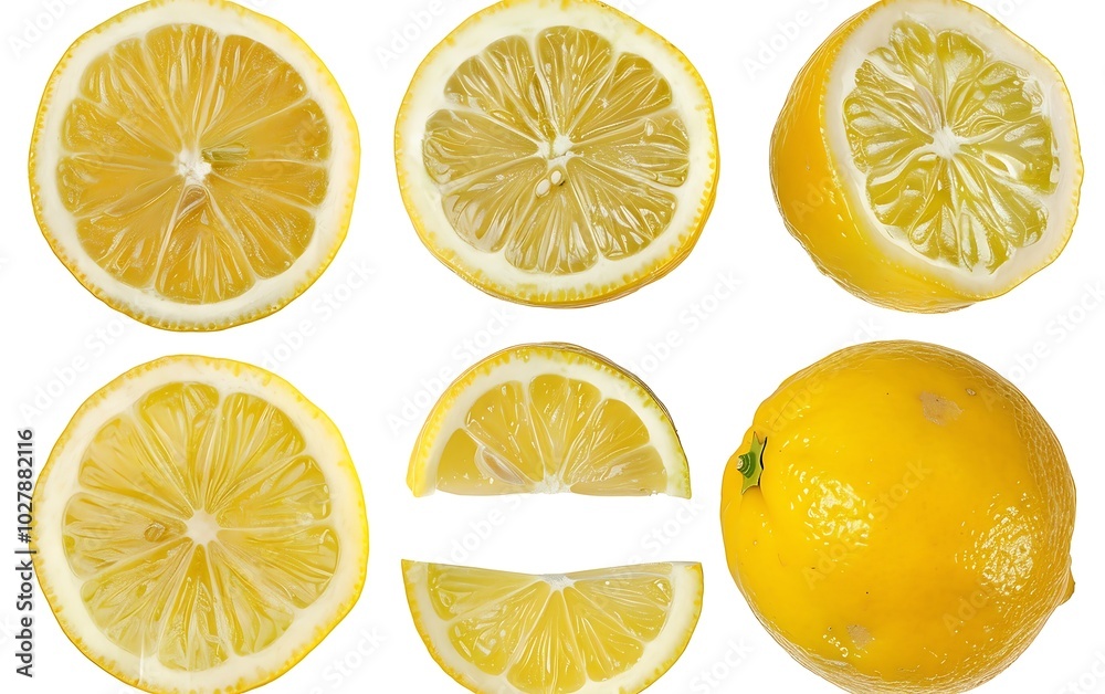 Lemon isolated on white background. Clipping path. Full depth of field. Lemon isolated on white background. Clipping path. Full depth of field.
