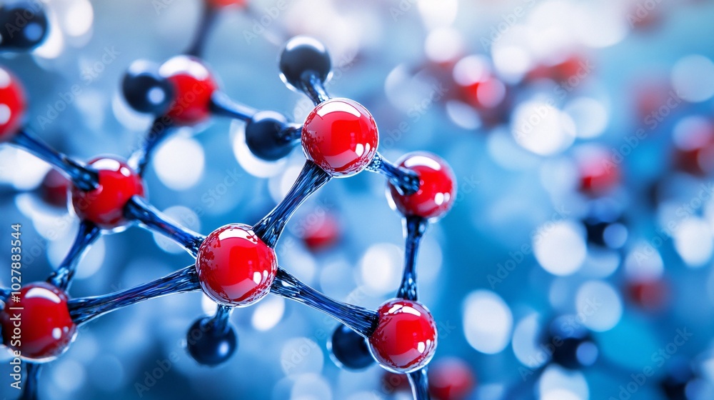 Obraz premium Virtual Drug Discovery in Laboratory Environment
