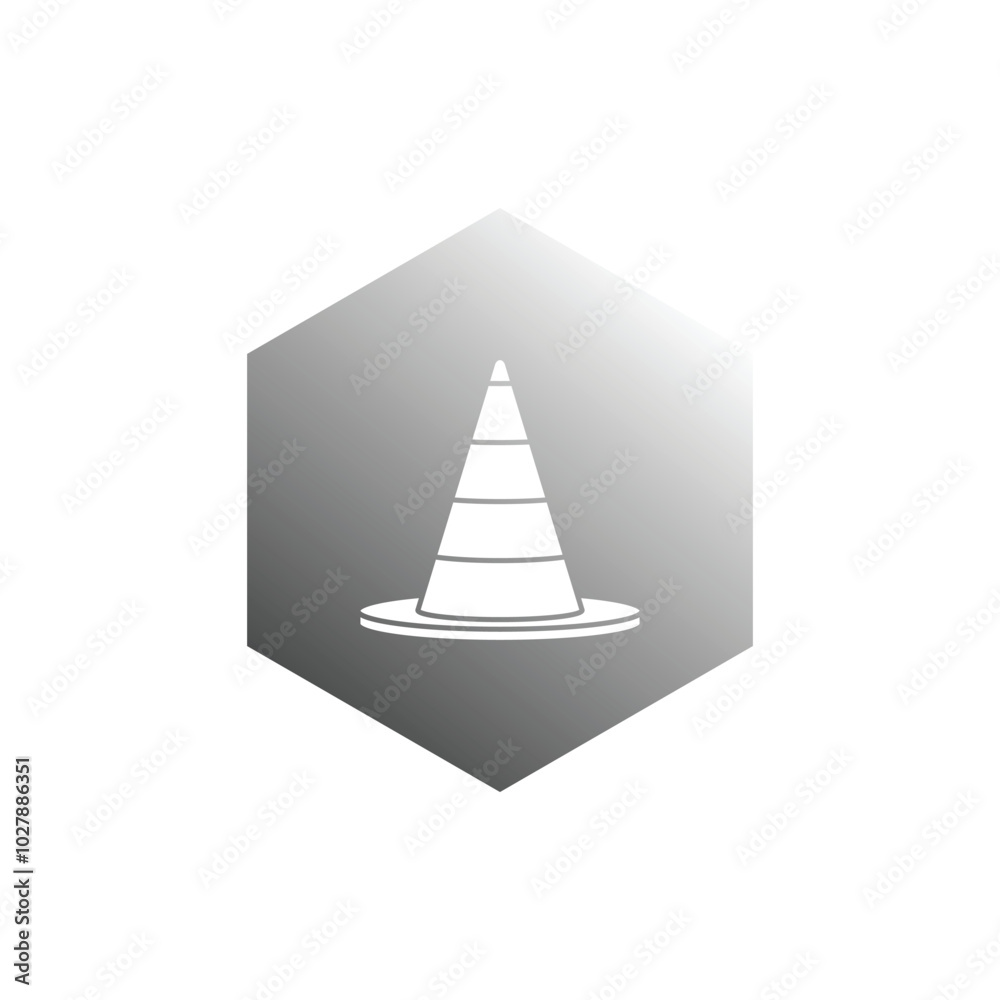 Fototapeta premium cone icon vector
