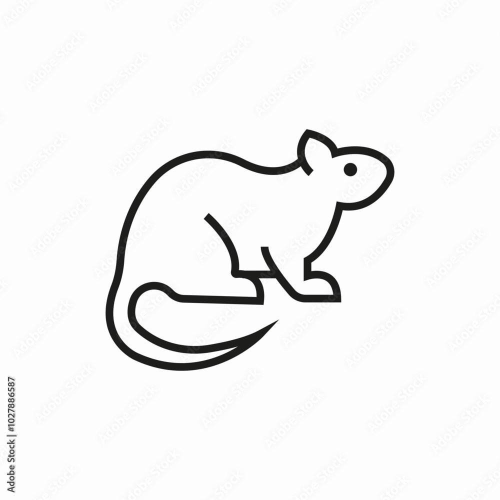 mouse animal icon sign vector mouse animal icon sign vector