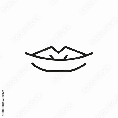women lips icon sign vector
