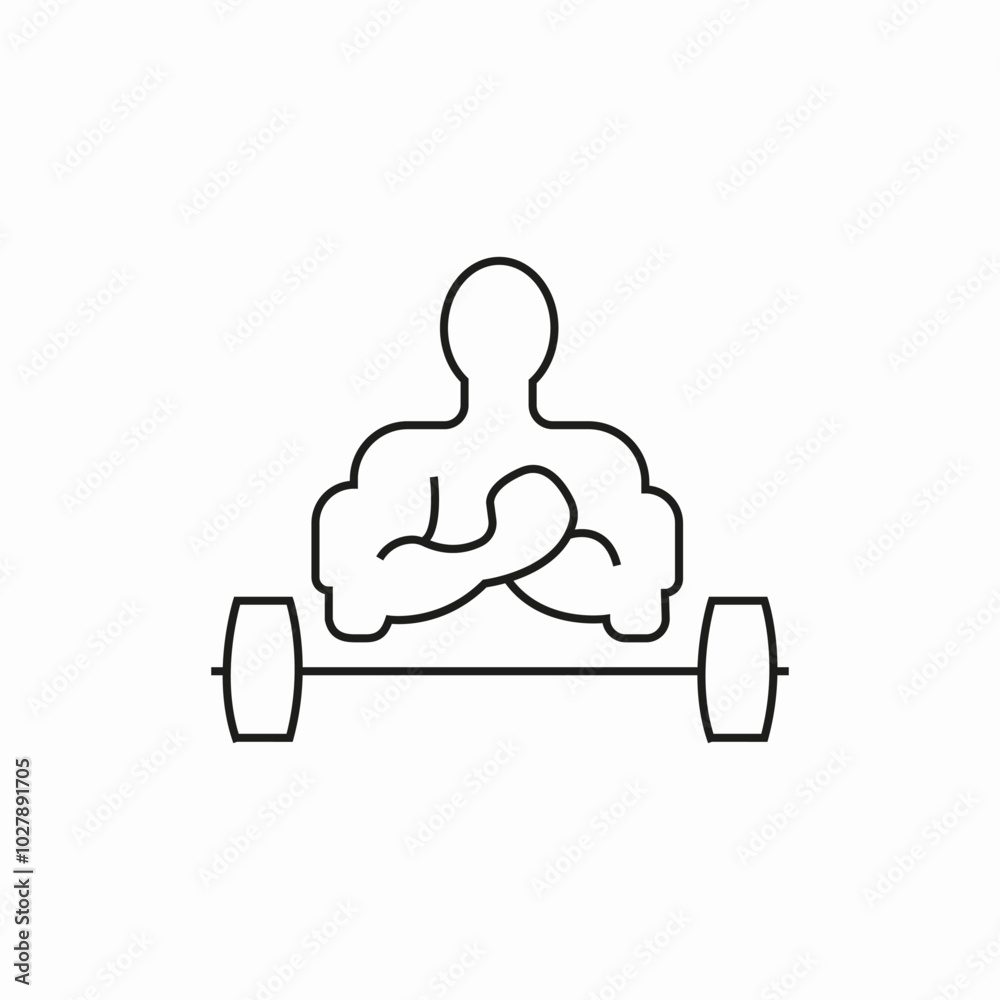 personal trainer icon sign vector personal trainer icon sign vector