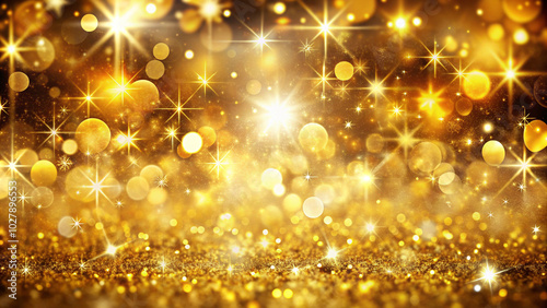 Luxury sparkling gold background, Christmas background, holiday background