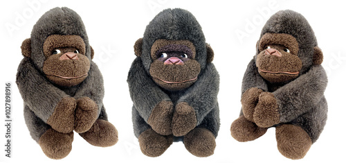Gorilla Plush Toy, baby toy, Gorilla, Gorilla stuffed animal.