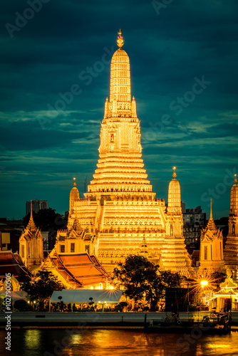 Canvas Print Wat Arun Bangkok City Thailand