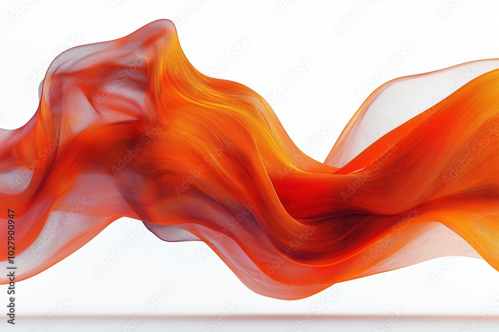 Obraz premium Light gentle abstract background featuring subtle orange textures with a soft gradient, ideal for themes of calm and well-being