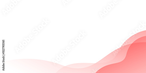 Red subtle wave modern background with white space for text and message. design templates